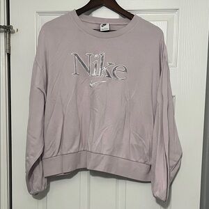 Nike Women's Light Purple Sweatshirt